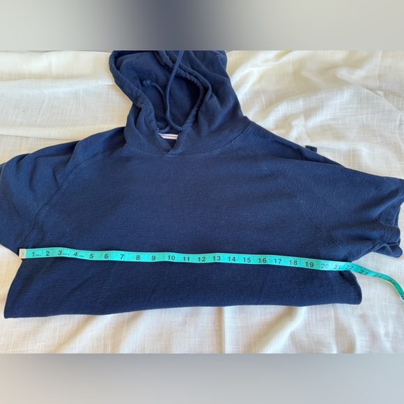 Free Planet Blue‎ Hooded Short Sleeve X Large 100 % Cotton Sustainable Sporty - Picture 8 of 8